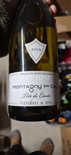 Bourgogne Không được chỉ định Premier Cru Vignerons de Buxy Tête de 2018