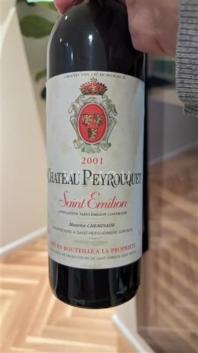 Bordeaux Saint-Émilion Château Peyrouquet 2001
