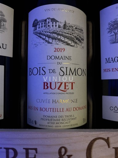 Tây Nam Buzet Domaine Bois de Simon Harmonie 2019