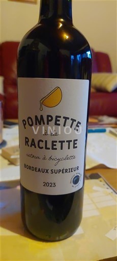 Bordeaux Bordeaux superiore Pomponette à la Raclette 2023