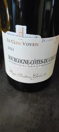 Bourgogne Côtes-du-couchois Le Clos Voyen 2023
