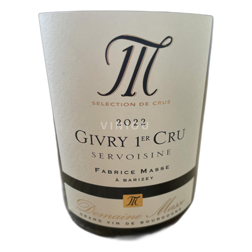 Bourgondië Givry Domaine Masse 1er cru Servoisine 2022