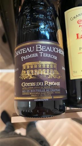 Thung lũng Rhône Côtes-du-rhône Château Beauchêne Premier Terroir 2016