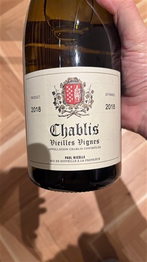 Bourgogne Chablis Paul Nicolle Vieilles Vignes 2018
