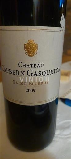 Bordeaux Saint-Estèphe Château Capbern Gasqueton 2009