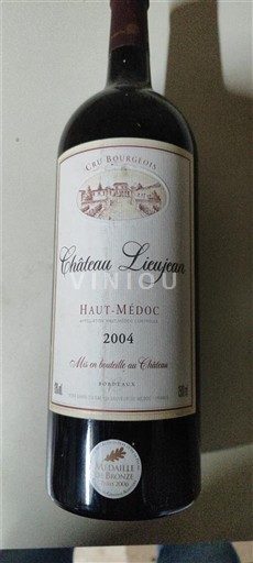Bordeaux Haut-Médoc Château Lieujean 2004
