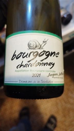Wijnen Blanc sec Domaine La Sorbière 2021 Frankrijk Bourgondië Bourgogne AOC