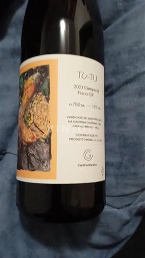 Campanie Không được chỉ định Cantina Giardino TU-TU 2021