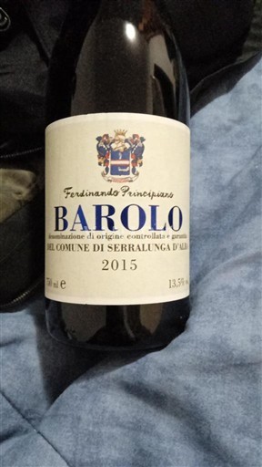 Piemonte Barolo Ferdinando Principiano del Comune di Serralunga d'Alba 2015