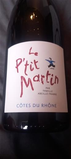 Vallée du Rhône Côtes-du-rhône Famille Abeille-Fabre Le P'tit Martin Non Millésimé