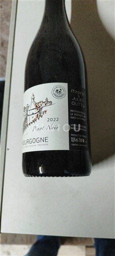 Burgundy Domaine Julien GUTTY Pinot Noir 2022