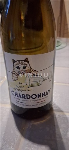 Languedoc in Roussillon Pays d'Oc Je donne ma langue au Chardonnay Neleten.