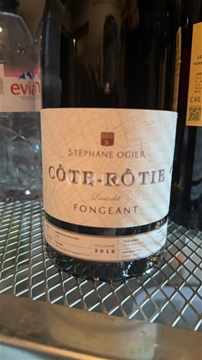 Rhône Valley Côte-Rôtie Stéphane Ogier Lieu-dit Fongeant 2016