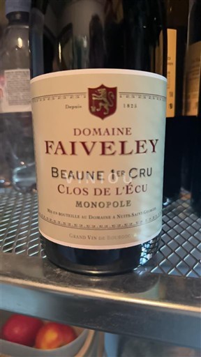Bourgogne Không được chỉ định Premier Cru Domaine Faiveley Clos de l'Écu Monopole Không niên vụ