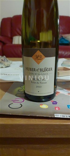Alsácia Huber & Bléger Riesling Eclat du Terroir 2022