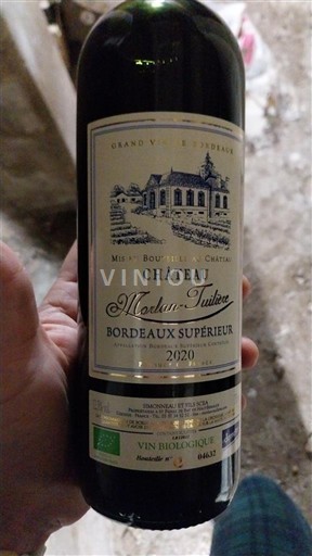 Bordeaux Bordeaux superiore Château Mouton Tuillac 2020