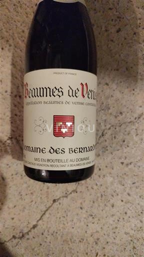 Thung lũng Rhône Beaumes de Venise Des Bernardins ROUGE DES BERNARDINS 2023