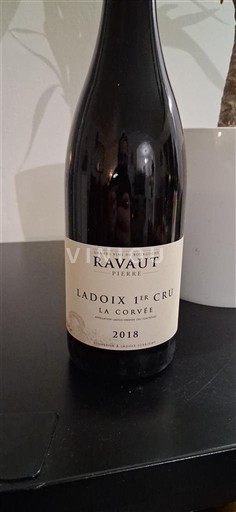 Bourgogne Không được chỉ định Premier Cru Pierre Ravaut La Corvée 2018