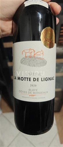 Bordoja Blaye-côtes-de-bordeaux Château La Motte de Lignac 2020