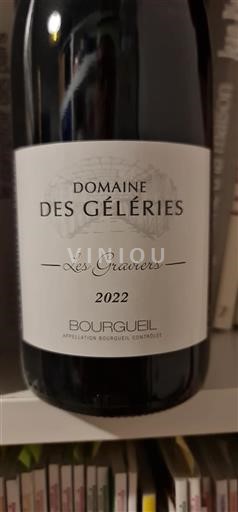 Loiredalen Bourgueil Domaine des Géleries Les Graviers 2022