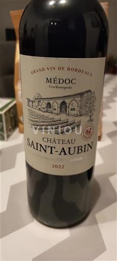 Bordoja Médoc Château Saint-Aubin 2022
