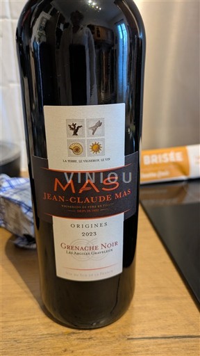 Linguadoca e Rossiglione Paese d'Oc Jean-Claude Mas Origines Grenache Noir Les Argiles Graveleuses 2023