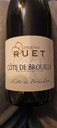 Beaujolais Côte-de-brouilly Domaine Ruet Côte de Brouilly 2022