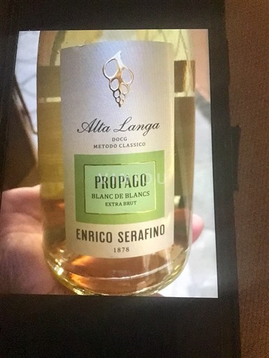 Piedmont Wines Alta Langa Enrico Serafino Propago Blanc de Blancs Extra Brut 2020