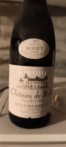 Borgonha Rully Premier Cru Château Rully Comte R. de Ternay 2018