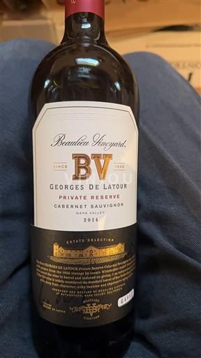 Vùng trồng nho được cấp phép California Napa Valley Beaulieu Vineyard Georges de Latour Private Reserve 2014