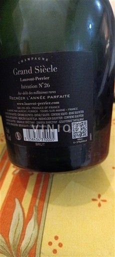 Шампања Šampanjac Laurent-Perrier Grand Siècle Itération N°26 Non Millésimé