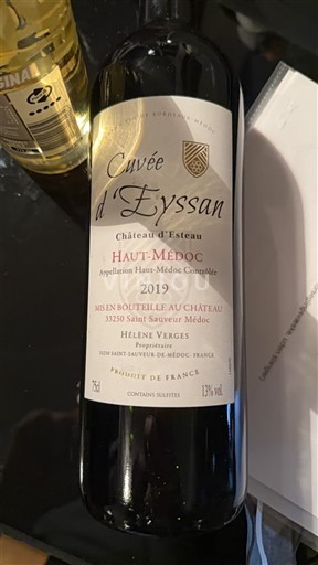 Bordeaux Haut-Médoc Château Esteau d'Eyssan 2019