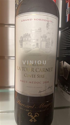 Bordeaux Haut-Médoc Château La Tour Carnet Sire 2006