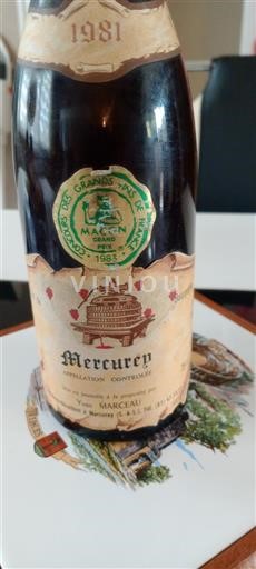 Borgogna Mercurey Yves Marceau 1981