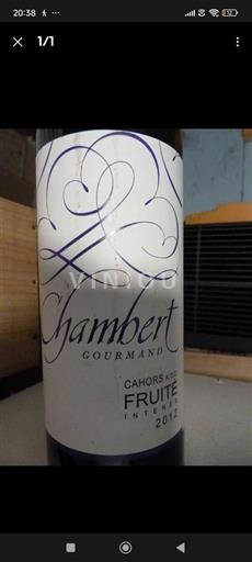 Tây Nam Cahors Château Chambert Gourmand Fruité Intense 2012