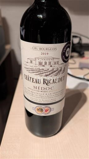Bordeaux Médoc Château Ricaudet 2019