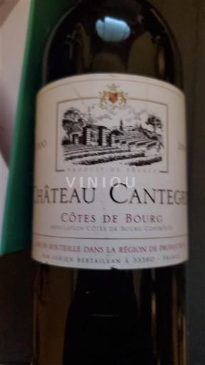 Bordeaux Côtes-de-bourg Château Cantegril 2000