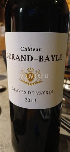 Bordeaux Graves-de-vayres Château Rand-Bayle 2019