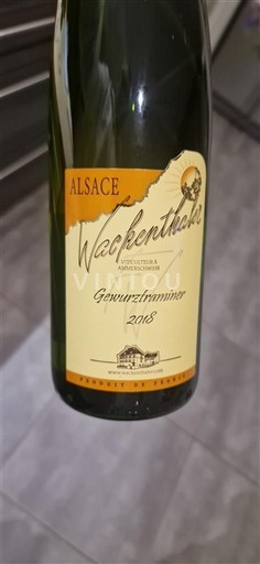 Alsácia Wackenthun Gewurztraminer 2018