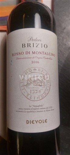 Toscana Rosso di Montalcino Podere Brizio 2016