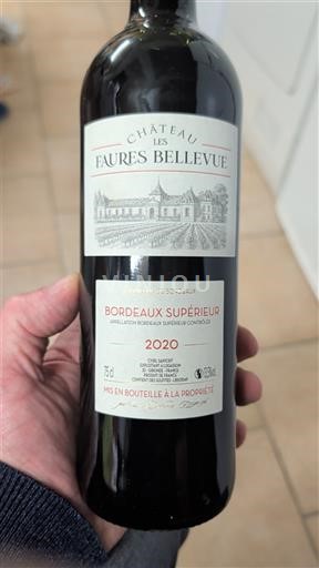 Bordeaux Bordeaux superiore Château Les Faures Bellevue 2020