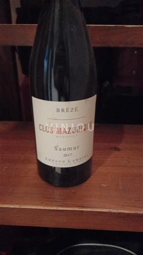 Valle della Loira Saumur Arnaud Lambert Clos Mazurique 2017
