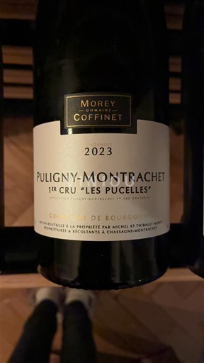 Вина Blanc sec Les Pucelles Domaine Morey-Coffinet 2023 Франція Бургундія Пюліньї-Монраше AOC Premier Cru