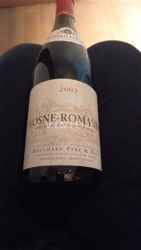 Bourgogne Vosne-romanée Bouchard Père & Fils 2003