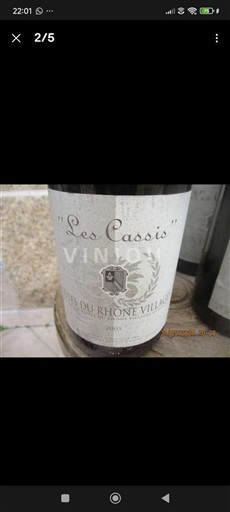 Vallée du Rhône Côtes-du-rhône-villages Les Cassis 2003