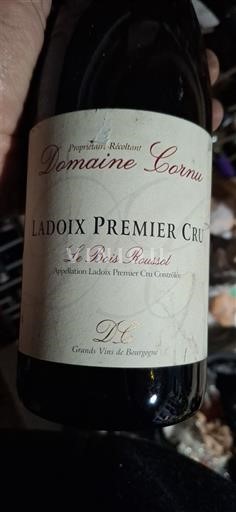Bourgogne Ladoix Premier Cru Domaine Cornu Le Bois Roussot 2017