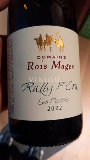 Borgonha Rully Premier Cru Domaine Rois Mages Les Pierres 2022