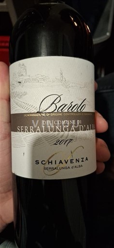 Piemonte Barolo Schiavenza Del Comune di Serralunga d'Alba 2017
