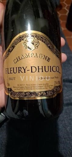 Champagne Fleury-Dhuicq Icke årgångsbetecknad
