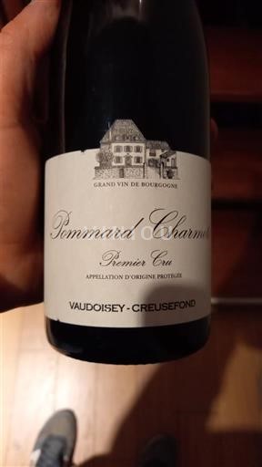 Bourgogne Pommard Premier Cru Vaudoisey-Creusefond Pommard Charmots 2018